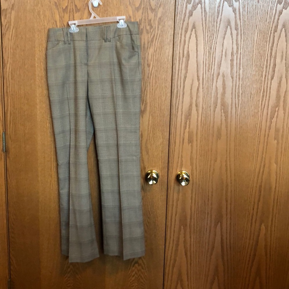 Michael Kors Sz8 Trousers brown tweed pattern EUC